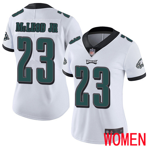 Women Philadelphia Eagles #23 Rodney McLeod White Vapor Untouchable NFL Jersey Limited Player Football->youth nfl jersey->Youth Jersey
